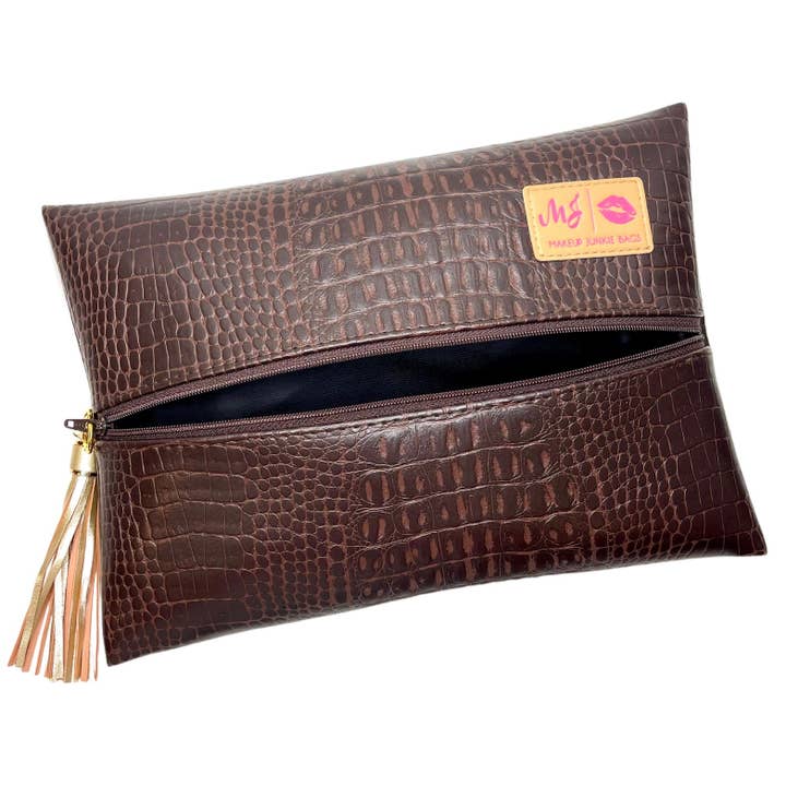 Makeup Junkie Bags - Wholesale Makeup/Cosmetic Bag - Shade of Chocolate0