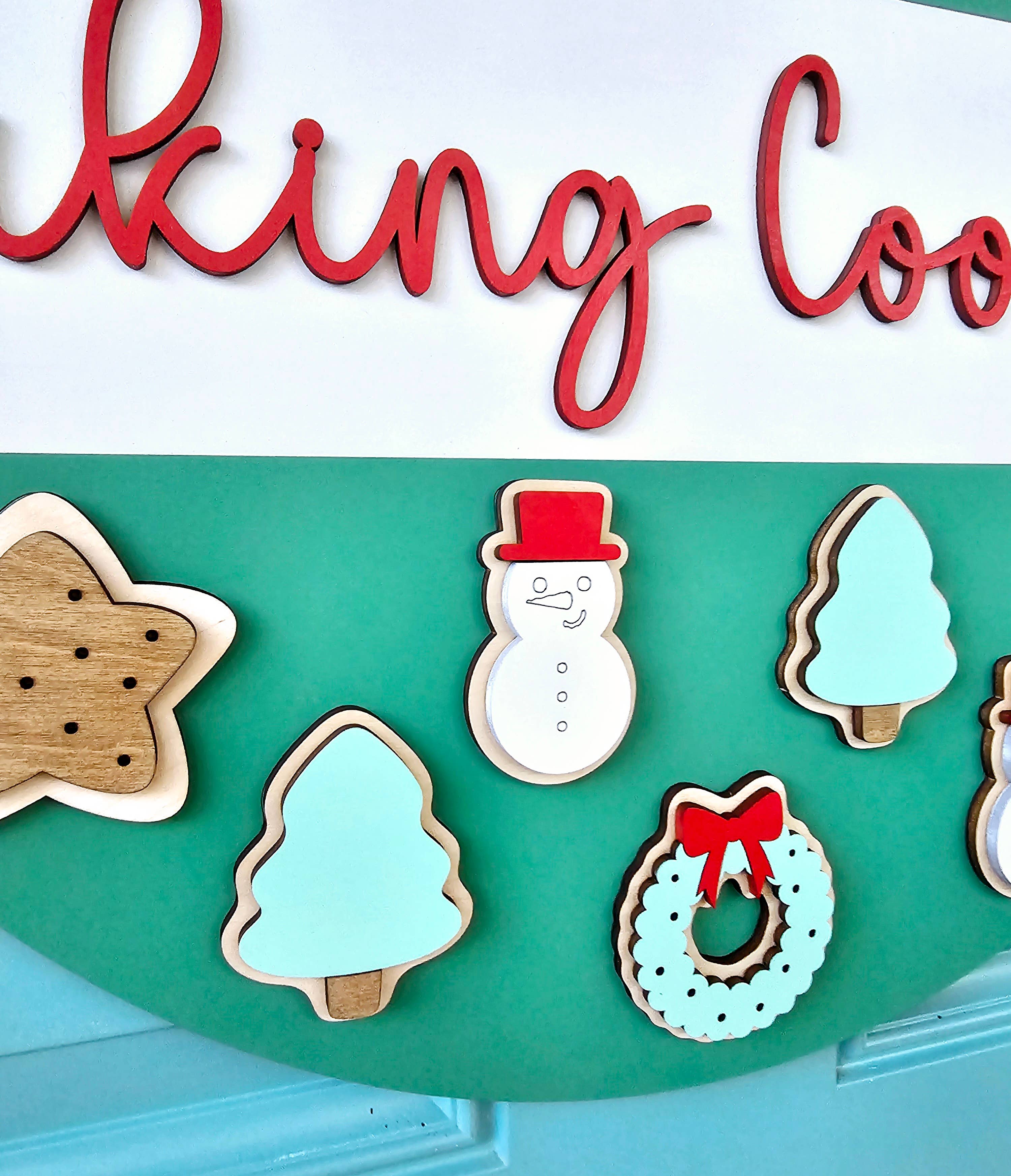 Teal Moon Creations - Wholesale DIY Craft Kit - DIY Probably Baking Cookies Door Hanger3