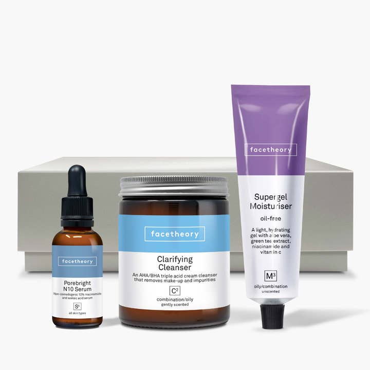 Oil Control Huidverzorgingsset voor wholesale door facetheory vegan skincare