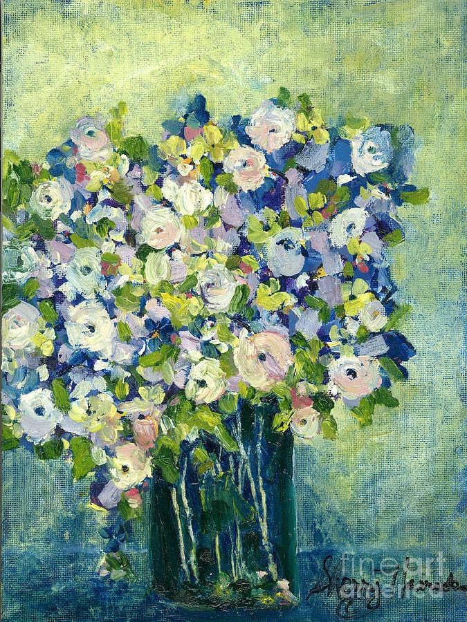 Grandma's Flowers for wholesale by Sherry Harradence Artist