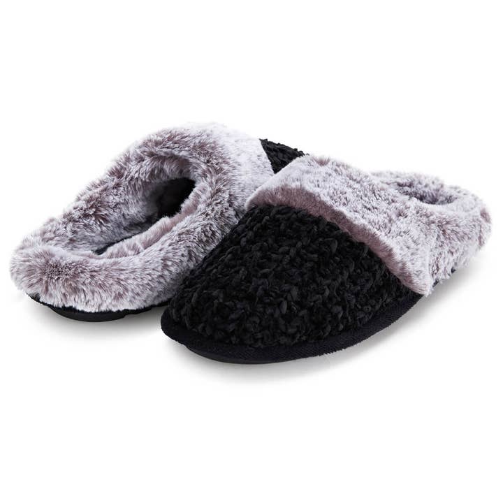 Women's Kinsley Chenille Knit Scuff Slipper for wholesale by Floopi