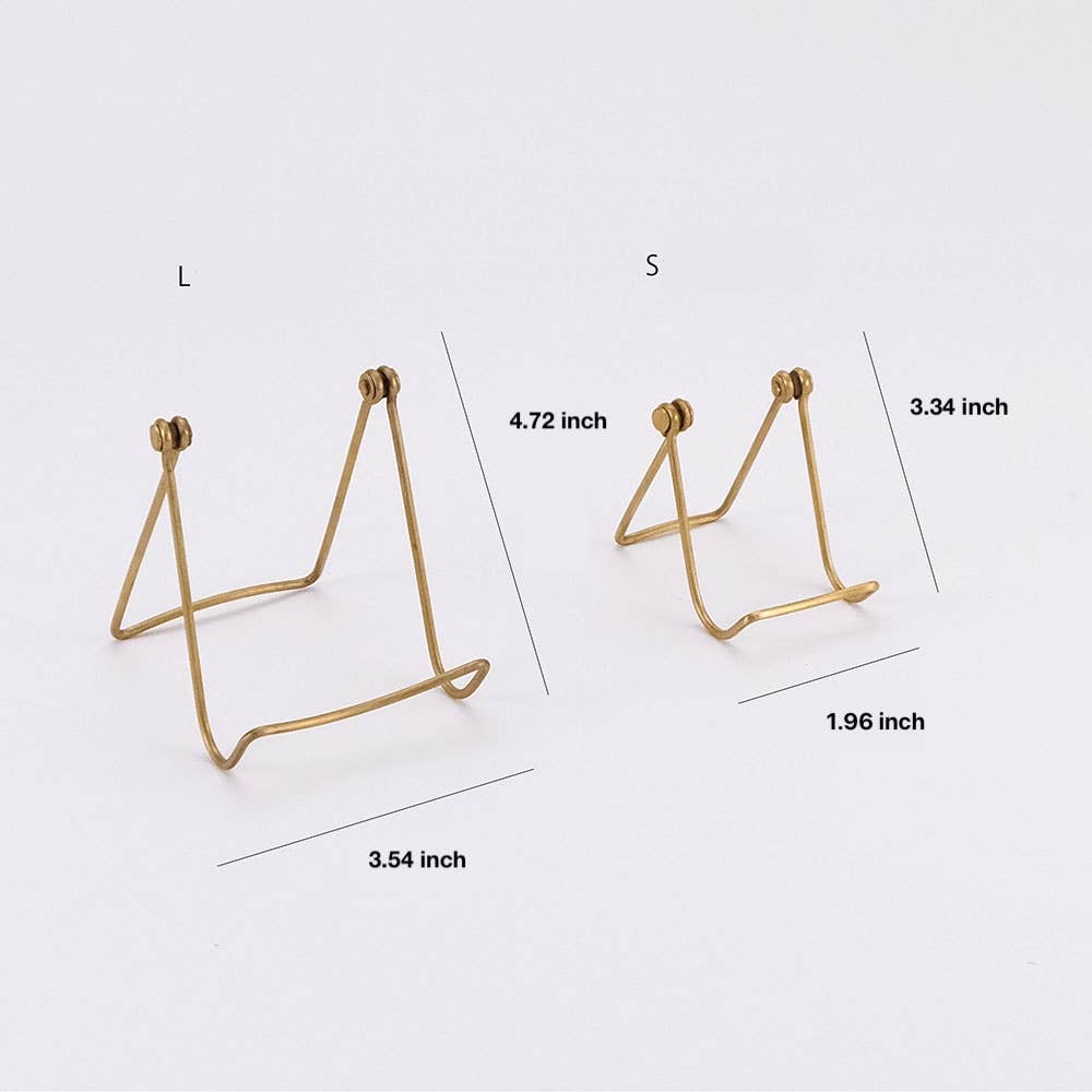 shesay - Wholesale Phone/Tablet Stand - Brass Folding Display Stand – Slim & Elegant Holder10