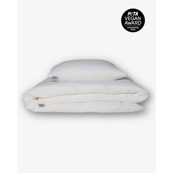 Muslin Bedding "Eliane" • Off-White for wholesale by hutch&putch
