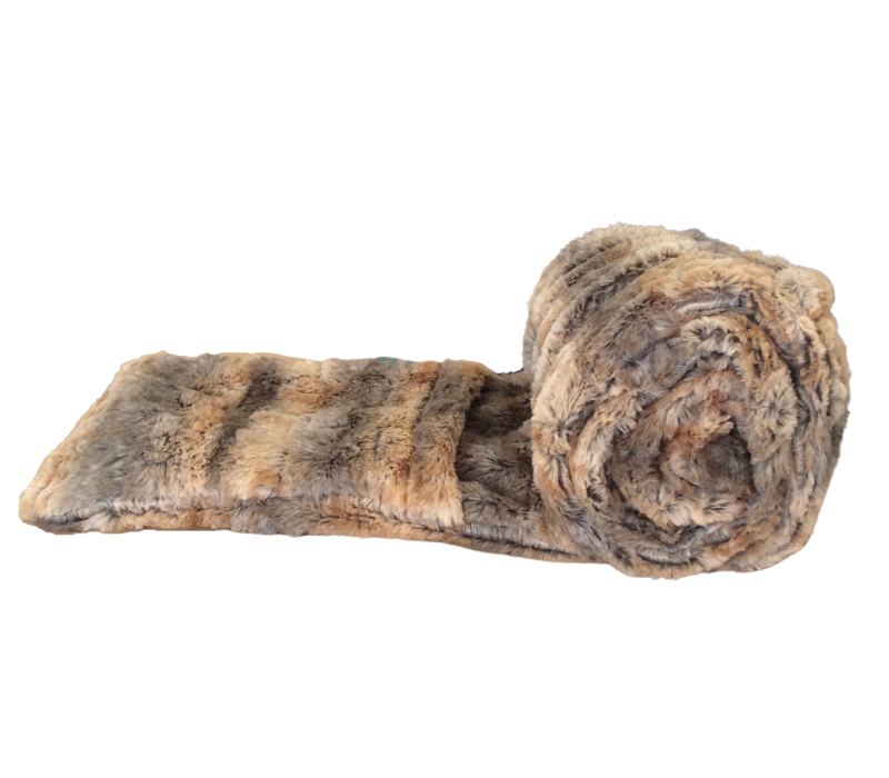 Duke Imports - Wholesale Scarf - Women's - "Cedar Bark" Faux Fur Pocket Scarf2