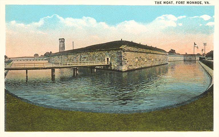 Found Image Press - Wholesale Sticker - Sticker VA-62 Moat, Ft. Monroe0