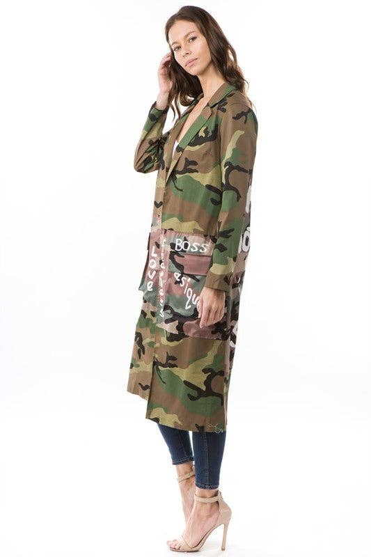 Camuflagem CASACOS CAMUFLADOS DE MODA FEMININA para venda a revendedores na Faire3