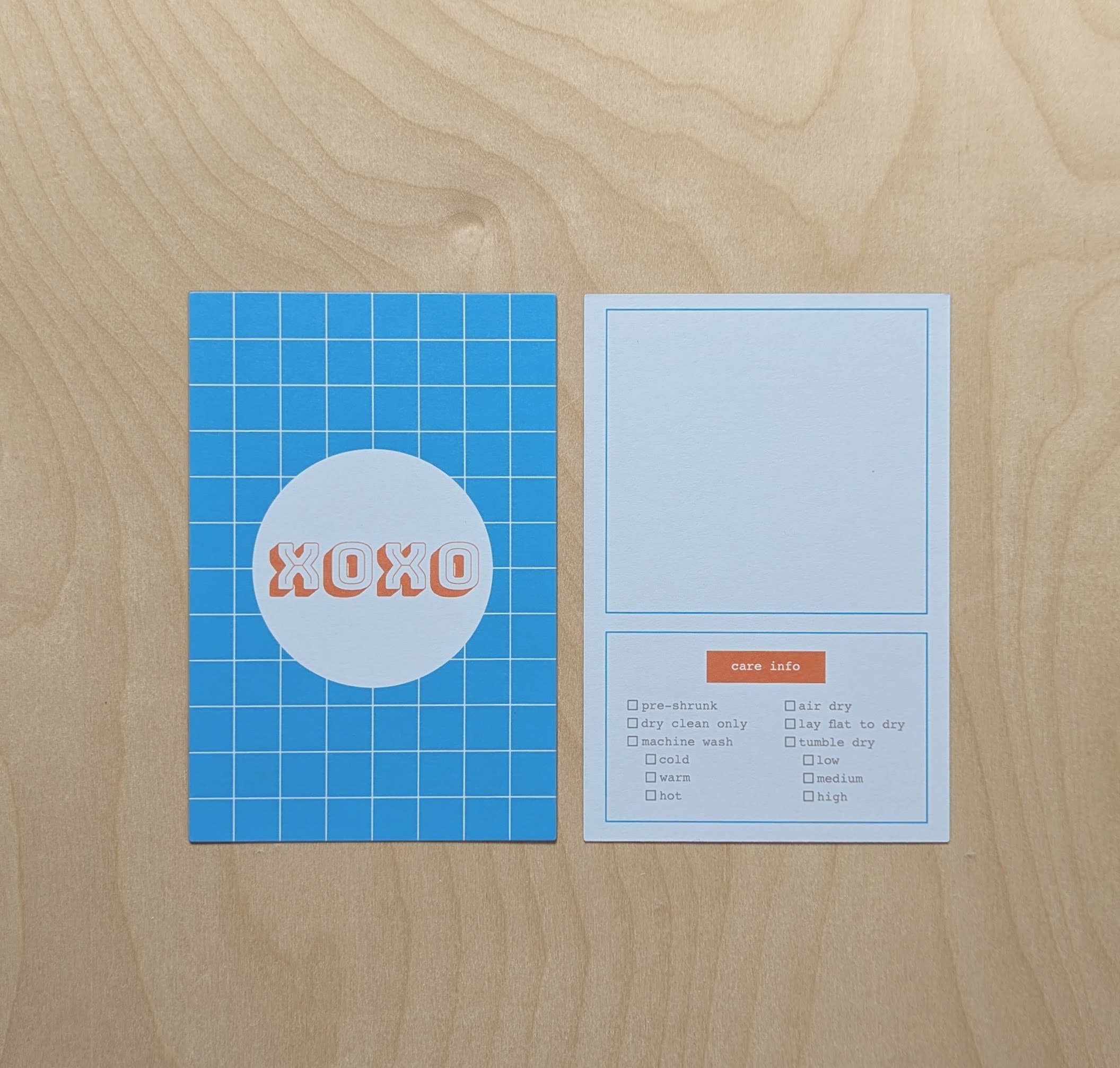 Kohamche - Wholesale Gift Tag - Cards with Care Instructions for Knit & Sewn Gifts6