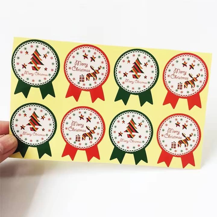 Pack 80pc - Merry Christmas & Tree Reindeer - Badge shape
for wholesale by Sostraw & SmartThings