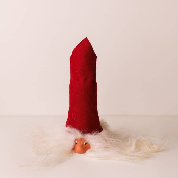 Red Gnome Wine Bottle Cover for wholesale by Talla Imports