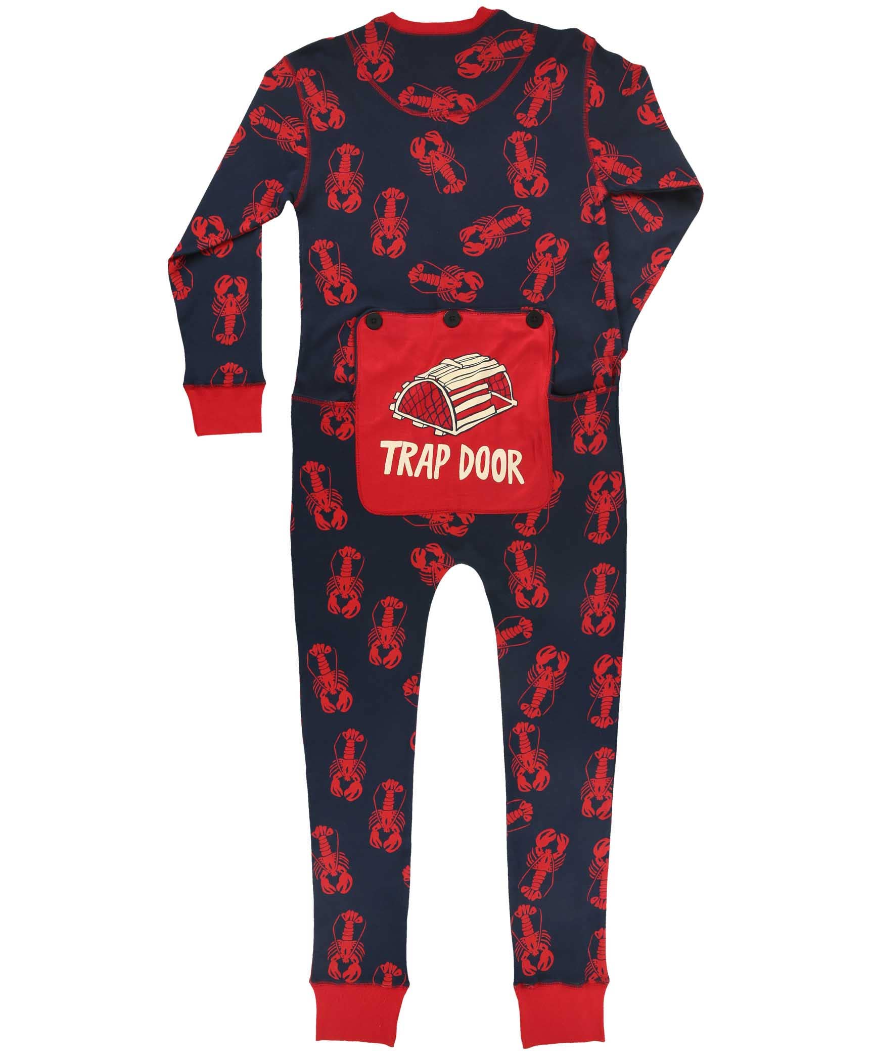 Lazy One - Vente Combinaison pyjama – unisexe - Flapjack Bleu Homard Adulte0