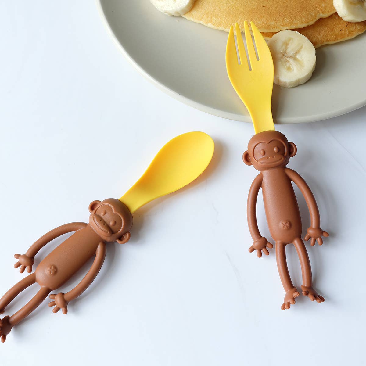 ;Daydreamer - Wholesale Flatware Set - Kids & Baby - Monkey Spoon and Fork3