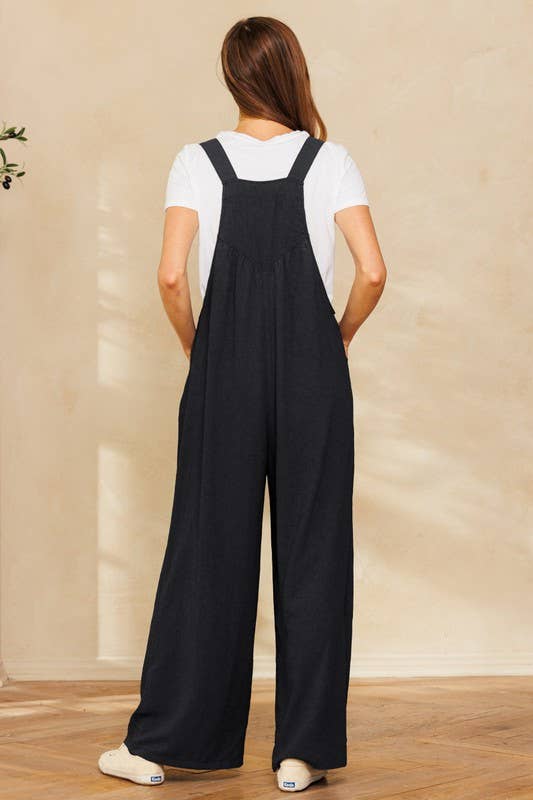 Oddi – wholesale Jumpsuit – Women's – Solid Button Sling Jumpsuit5