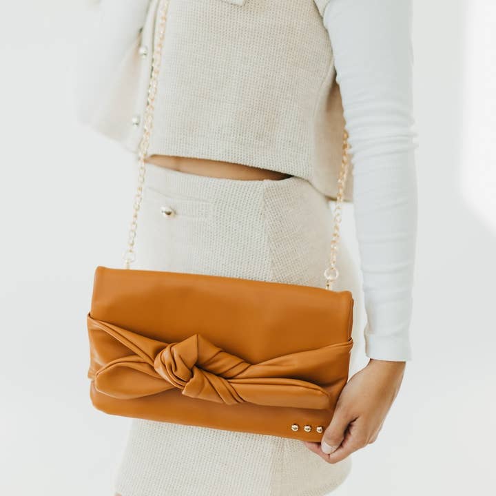 Pretty Simple - Wholesale Clutch Bag - Women's - Billie Bow Clutch Crossbody Bag
