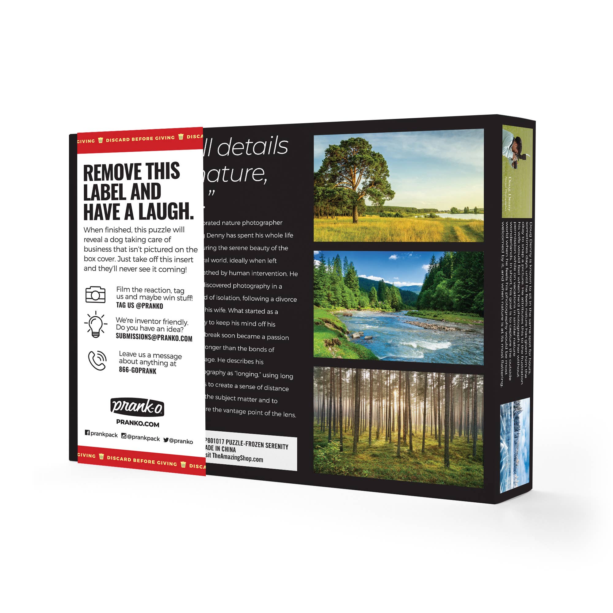 Prank-O - Vente Puzzle – adulte - Puzzle de 500 pièces When Nature Calls : Frozen Serenity1