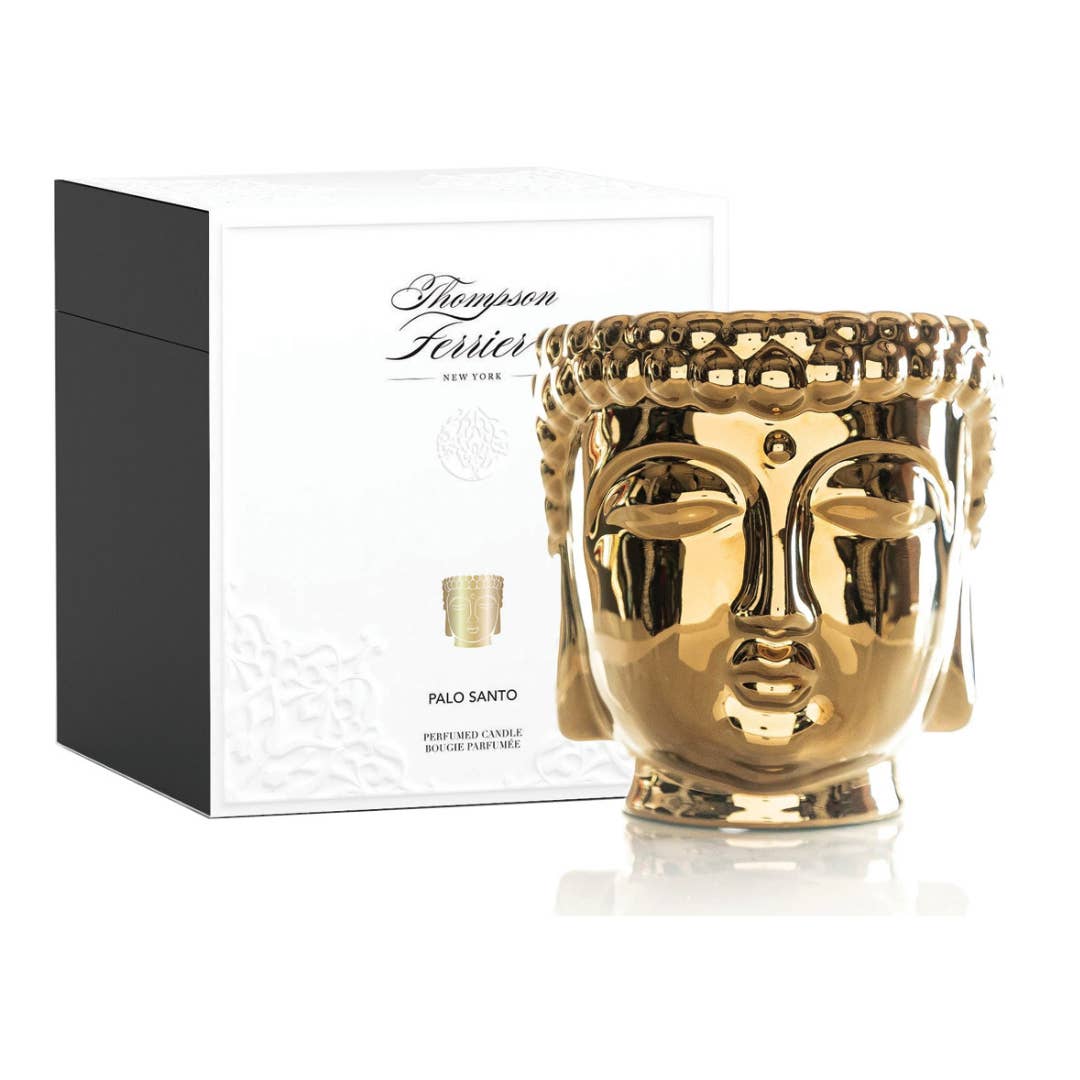 Thompson Ferrier - Wholesale Jar/Filled Candle - Gold Buddha Perfumed Candle - Palo Santo4