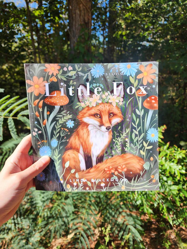 Wildlife in Bloom: Little Fox for wholesale by Author Linda Blackmoor