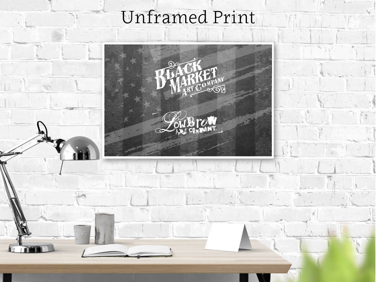 Black Market Art - Wholesale Art Print - Lion Wall of Death - Art Print6