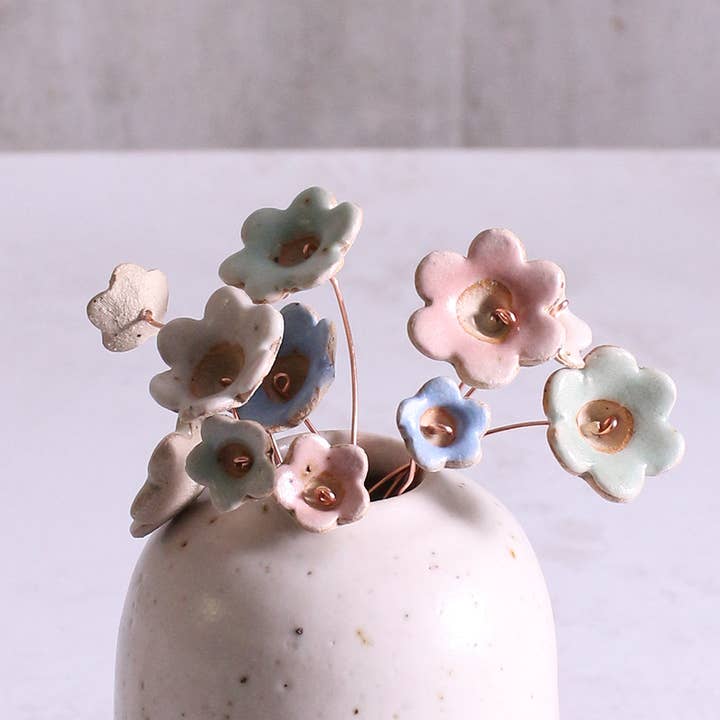 Habulous - Vendita all'ingrosso Fiori finti - Mini steli decorativi in ceramica per fiori e boccioli