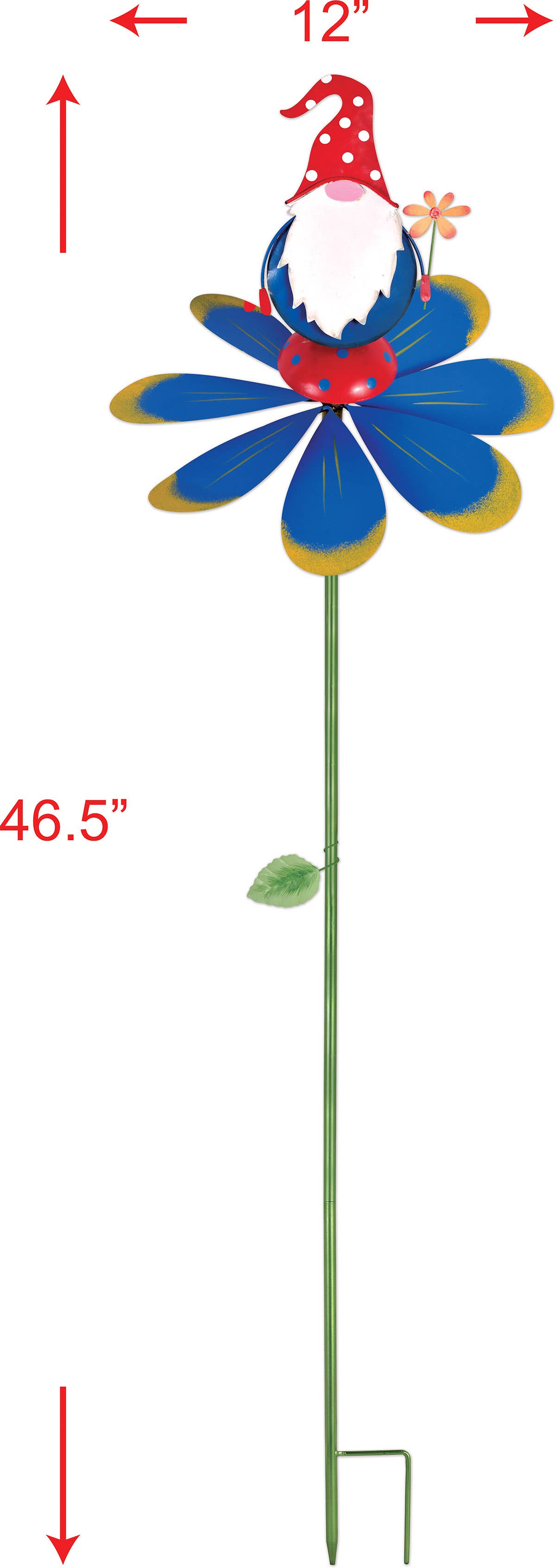 Sunset Vista Designs - Vendita all'ingrosso Gnomi da giardino - Spinner Gnome Red Hat3