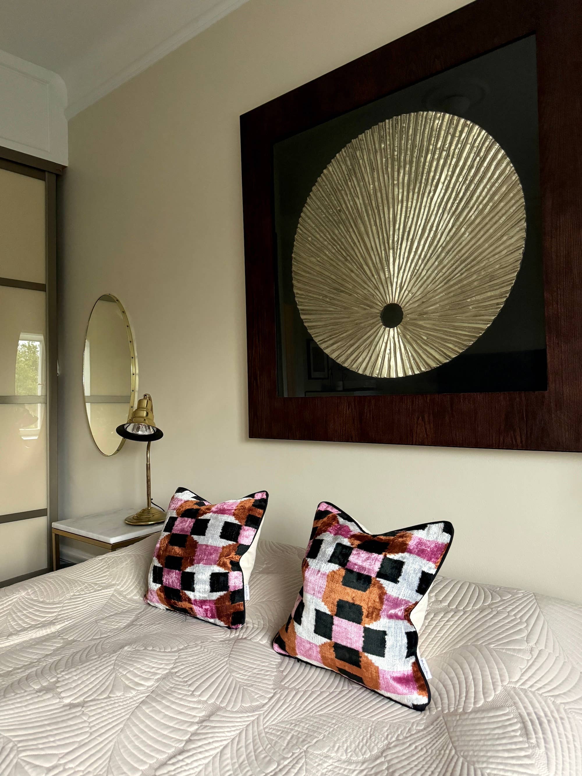 Mila∞Miro by Emelie - Wholesale Throw Pillow Cover - Velvet Ikat Cushion Candy | Velvet Ikat Pillow Cover5