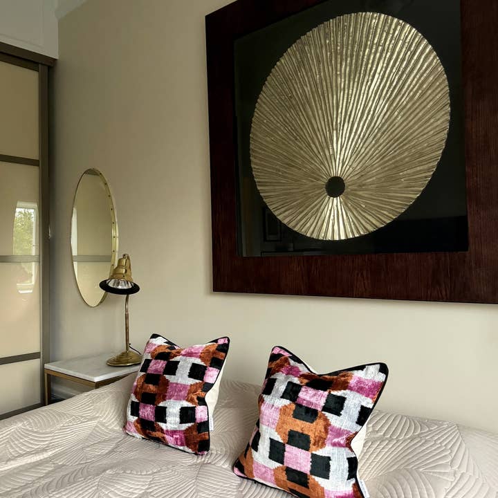 Mila∞Miro by Emelie - Wholesale Throw Pillow Cover - Velvet Ikat Cushion Candy | Velvet Ikat Pillow Cover5