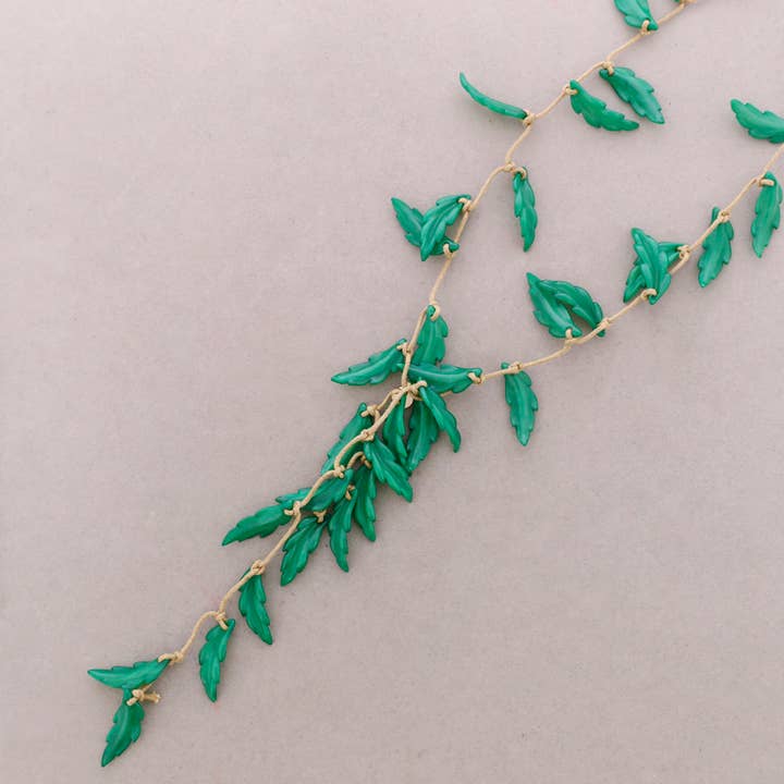 Open Collar Resin Leaves for wholesale by Sonata