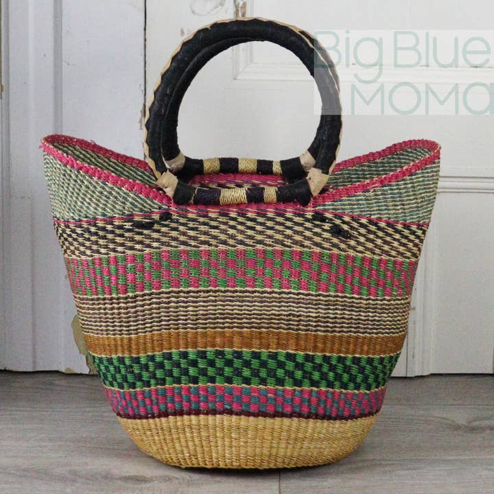 Big Blue Moma - Wholesale Grocery/Shopping Bag - U Shopper Large - Traditional Palette58