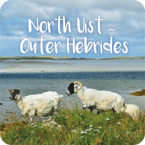 Photographic Coaster North Uist for wholesale by Island Blue Publishing