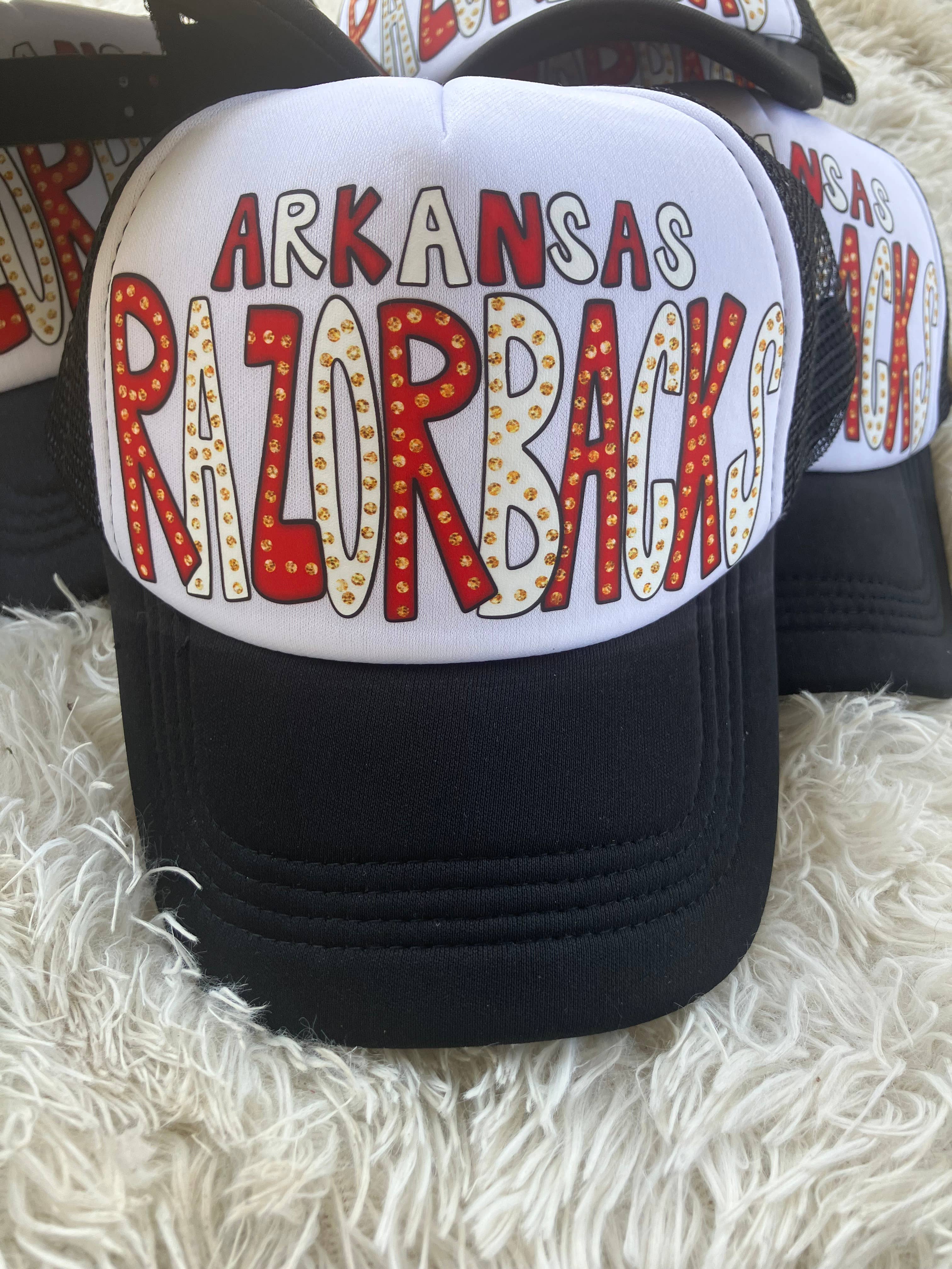on the Bayou - Wholesale Trucker Hat - Unisex - Arkansas Razorback inspired trucker hat6
