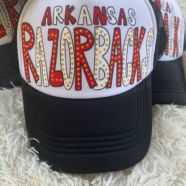 on the Bayou - Wholesale Trucker Hat - Unisex - Arkansas Razorback inspired trucker hat6