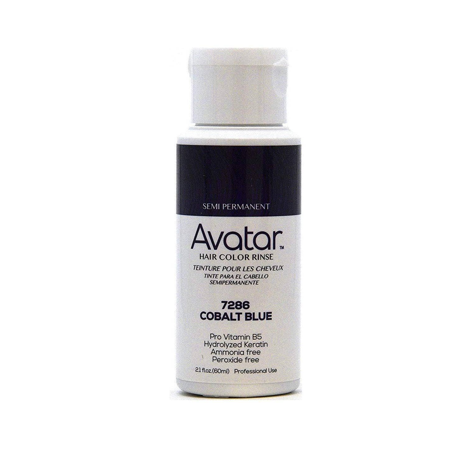 KT Supply - Wholesale Hair Dye - Avatar Semi Permanent Hair Color Rinse Cobalt Blue, 2.1 Oz.0