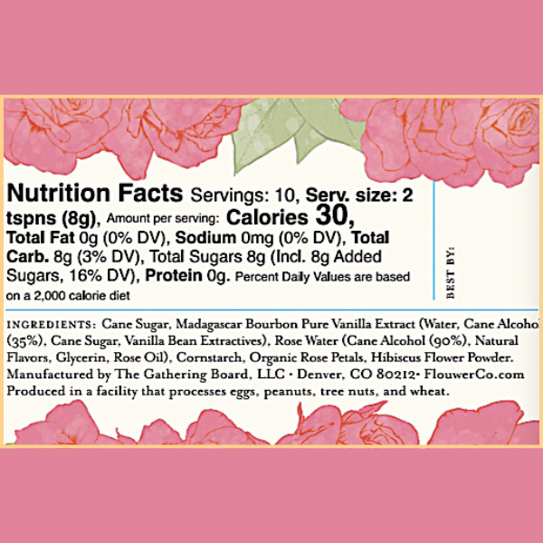 FLOUWER CO. - Vendita all'ingrosso Zucchero - Zucchero da finitura a tema floreale - confezione mista12