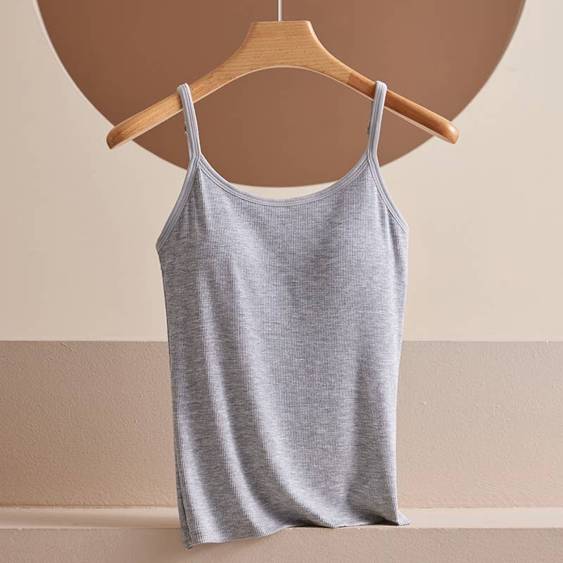 Hope & Sunshine - Wholesale Camisole - Women's - Modal Padded Longline Camisole Top19