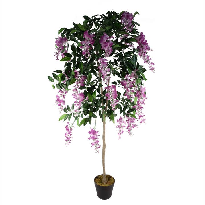 Artificial Wisteria Tree 150cm Artificial Purple/Pink for wholesale by Leaf Design UK LTD