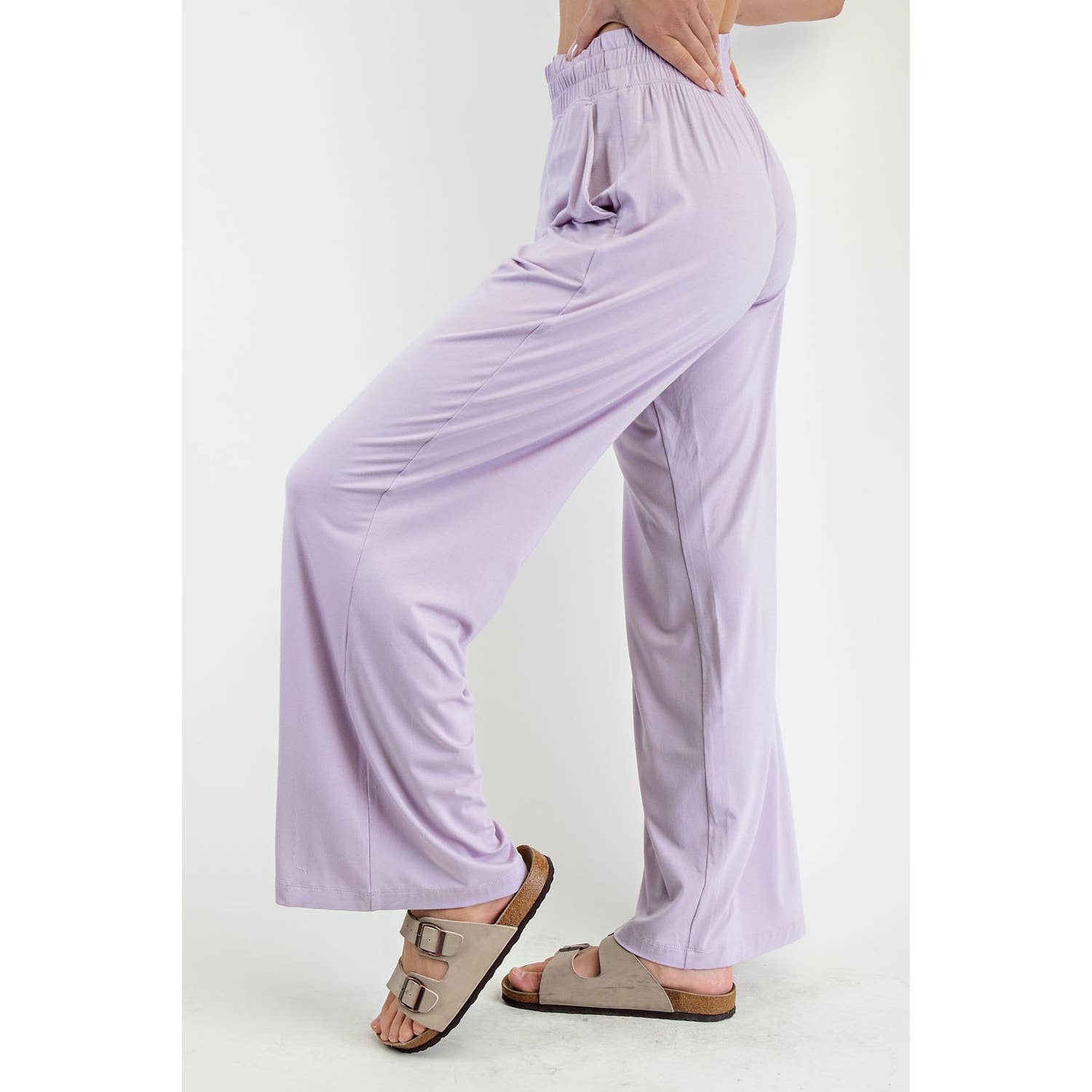Rae Mode - Wholesale Pants - Women's - VISCOSE MODAL WIDE LEG PANT2