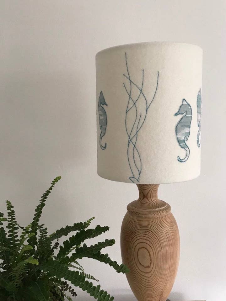Seahorse Lampshade for wholesale by melody ryder designs