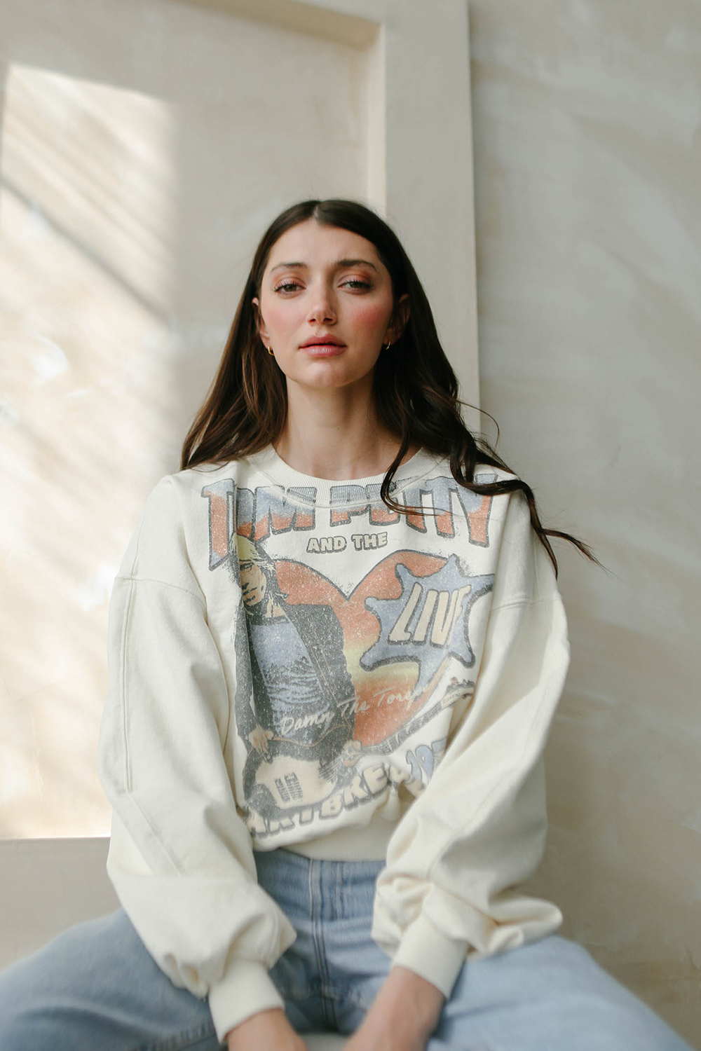 People Of Leisure - Wholesale Graphic Sweatshirt - Women's - Tom Petty and the Heart 1979 Sweatshirt1