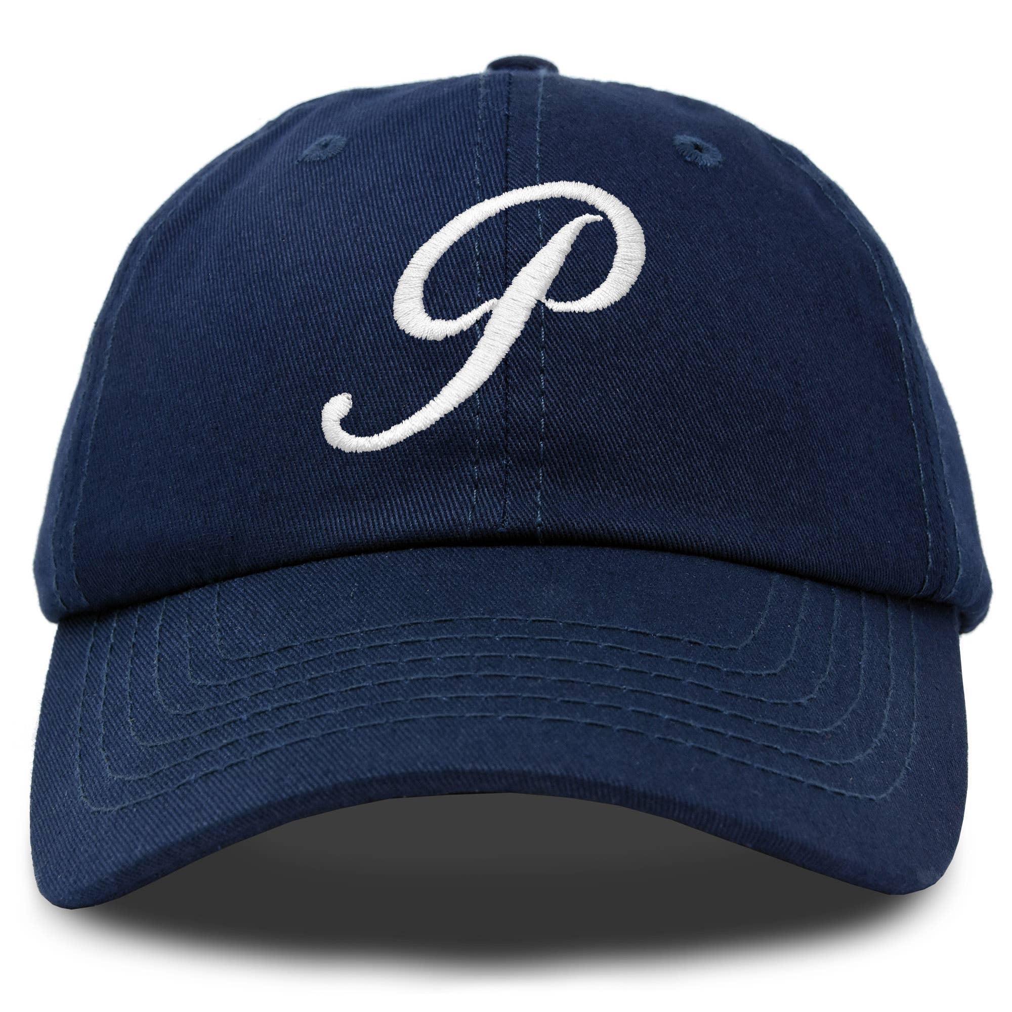 Dalix - Wholesale Baseball Cap - Women's - DALIX Initial Hat Letter P Womens Baseball Cap Monogram56