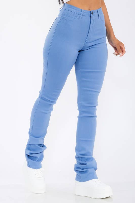 JBLA FASHION - Wholesale Pants - Women's - 2404-High Waisted Super Stretch Stacked Pants0