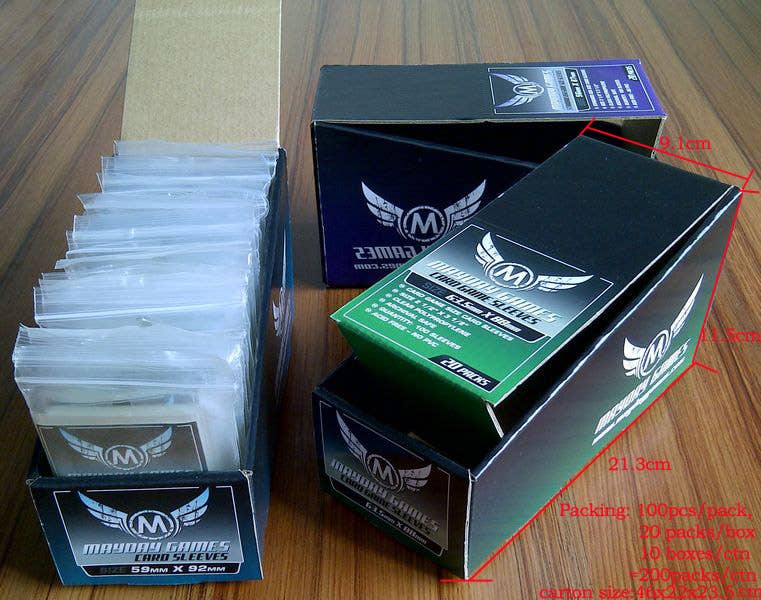 Mayday Games - Wholesale Card Game - Euro Card Sleeve - Pack of 100 - 59 MM X 92 MM6