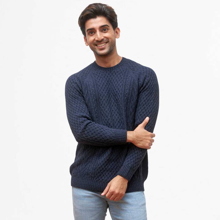 Oliver Charles - Wholesale Knit Sweater - Women's - 100% Yak Wool Cable Knit27