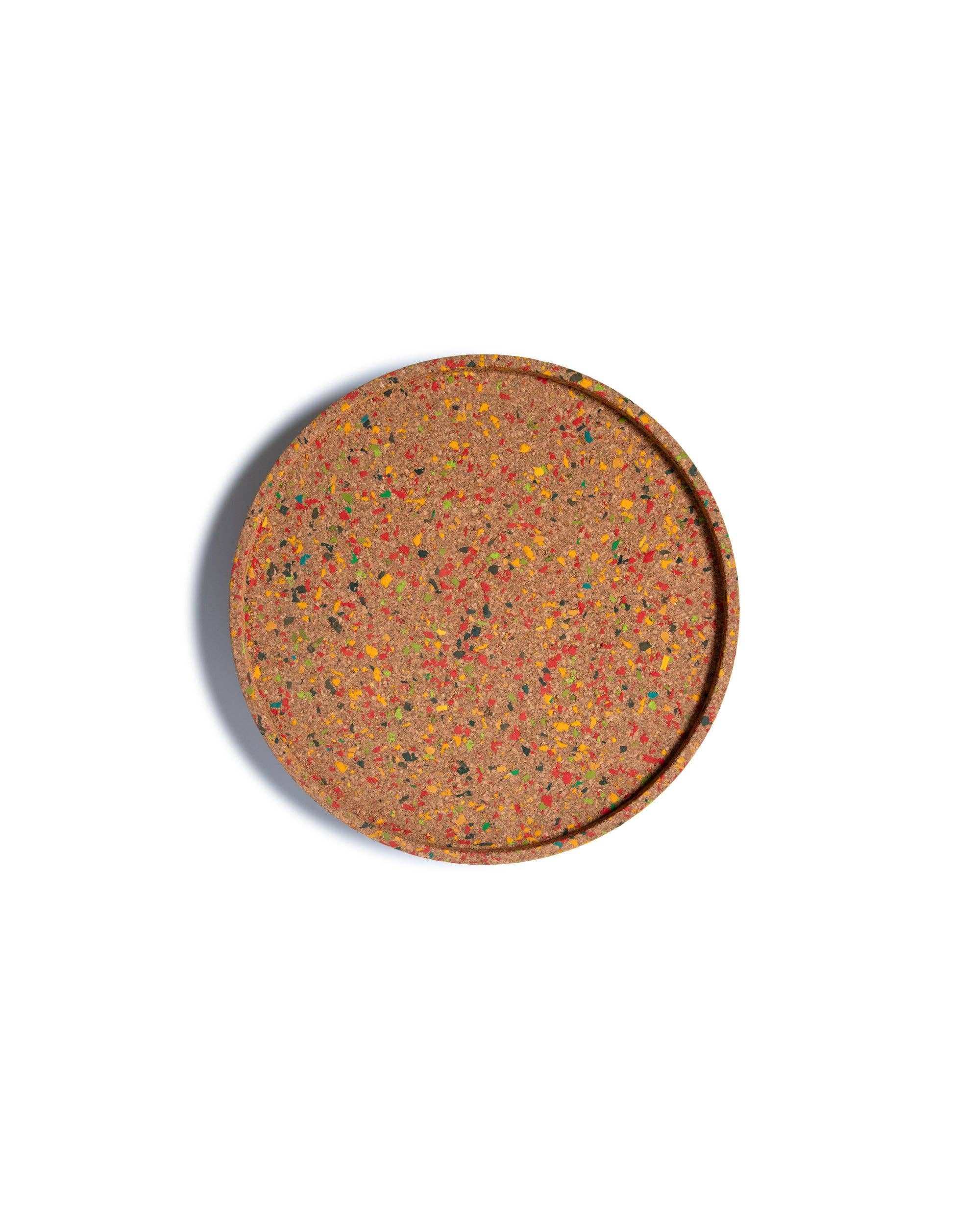 TRASHY GOODS - Wholesale Serving Tray - 12" Tray Chic | Cork Terrazzo4