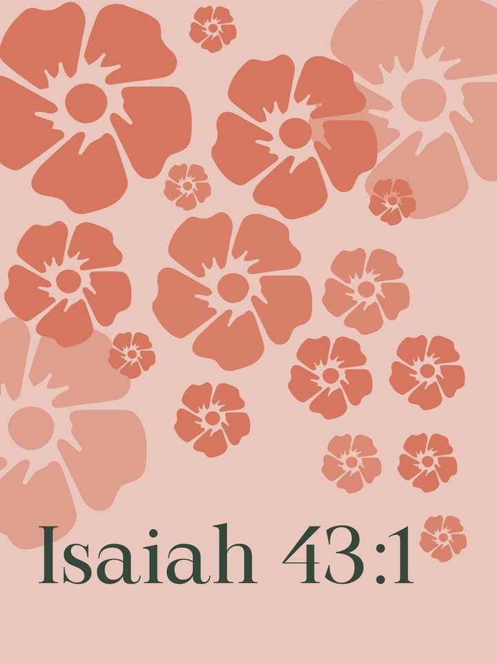 Jesaja 43:1 für den Großhandel von MI Reverie LLC