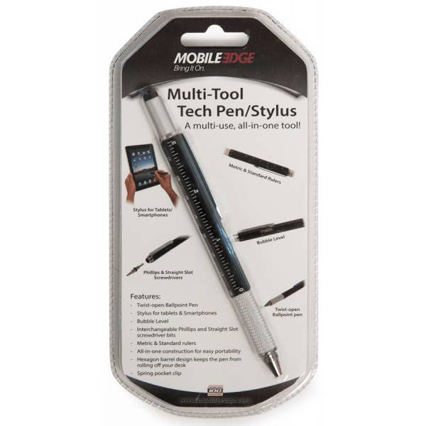 Noir Stylo et stylet technique multifonctions, noir en vente sur Faire3