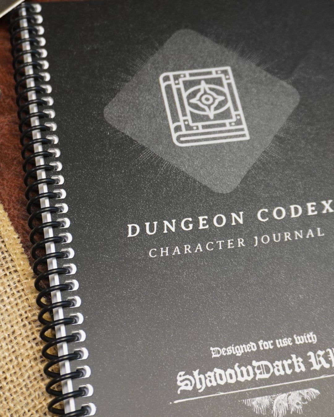 Minva Tabletop Design Co - Wholesale Journal/Diary - Dungeon Codex Shadowdark RPG Character Journal3