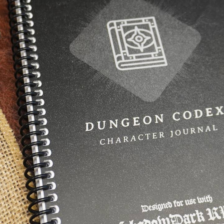 Minva Tabletop Design Co - Wholesale Journal/Diary - Dungeon Codex Shadowdark RPG Character Journal3
