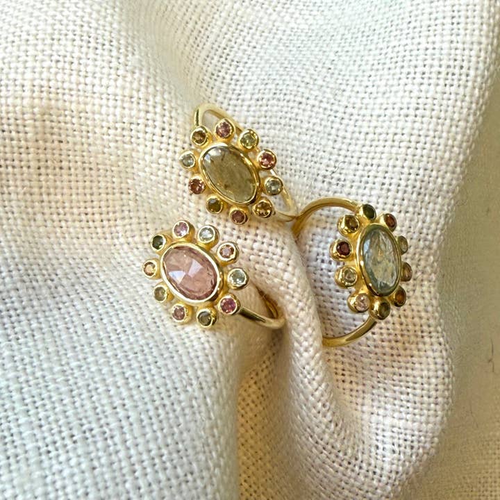 Bague tourmaline- Epure pour la vente par Sophie Deschamps Bijoux