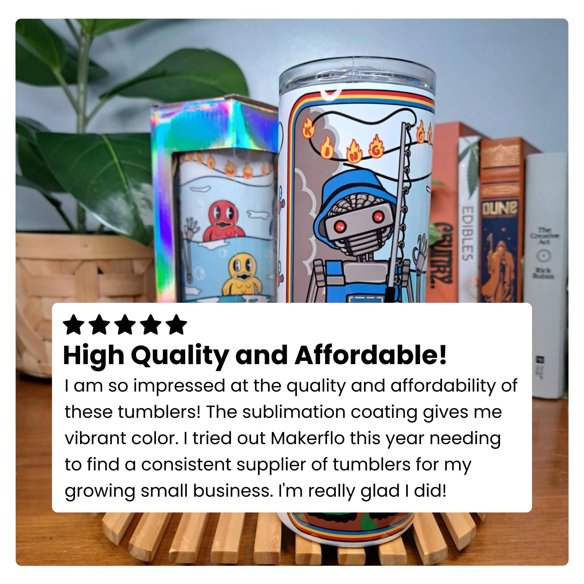 MakerFlo – wholesale Insulated mug/tumbler – 20oz Skinny Sublimation Tumbler17