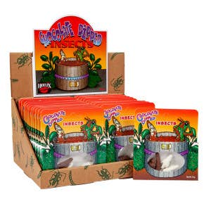 Schokoladengeschmack Insekten (Echte Würmer & Grillen) 24 STK für den Großhandel von L&F Universal Goods