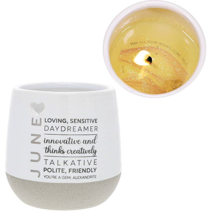 Enthüllungskerze June, 11 Unzen, 100% Sojawachs für den Großhandel von Pavilion